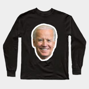 JOE BIDEN Floating Head | Smiling Joe | President 2024 Long Sleeve T-Shirt